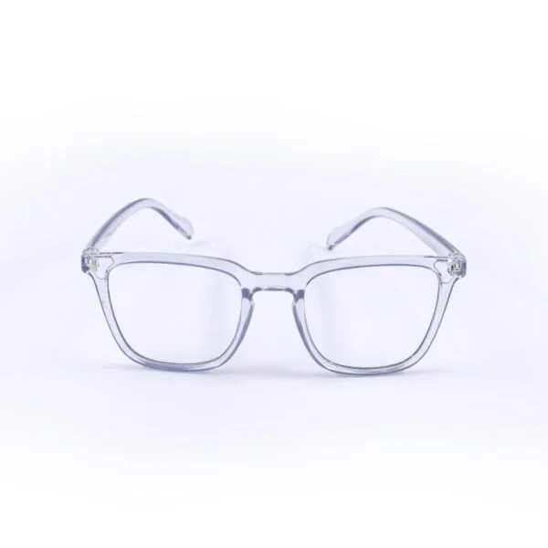 White & Royal Blue Square Eyeglasses - Image 2
