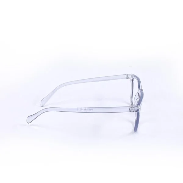 White & Royal Blue Square Eyeglasses - Image 3