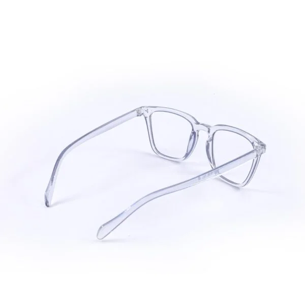 White & Royal Blue Square Eyeglasses - Image 4