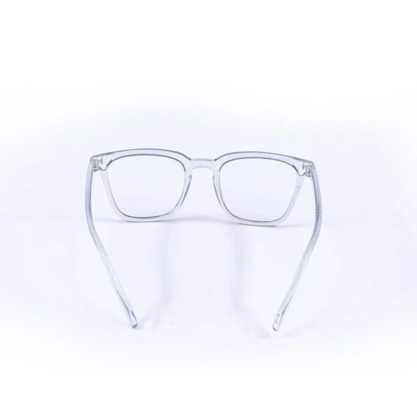 White & Royal Blue Square Eyeglasses - Image 5